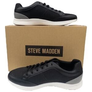 STEVE MADDEN Men's P-Sceetr Casual Jogger Sneaker Shoes  Black Gray 11 or 12